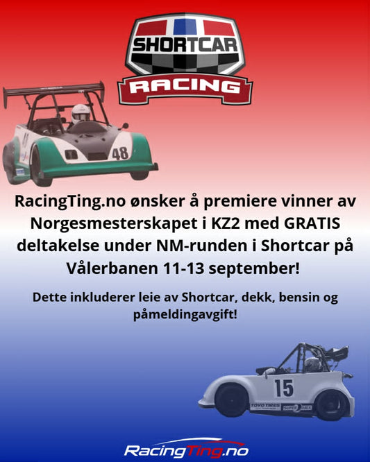 RacingTing.no Sponser NM-vinneren i gokart!