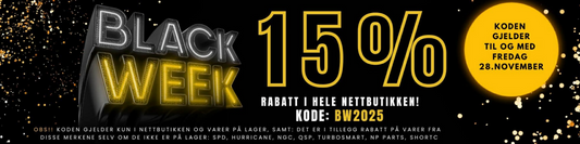 Black Week hos Stian Sørlie Motorsport!